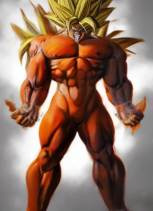 ArtStation - Super Sayajin 3 Goku