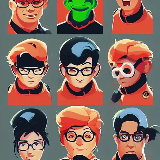 Image similar to face icon stylized minimalist ghostbusters, loftis, cory behance hd by jesper ejsing, by rhads, makoto shinkai and lois van baarle, ilya kuvshinov, rossdraws global illumination