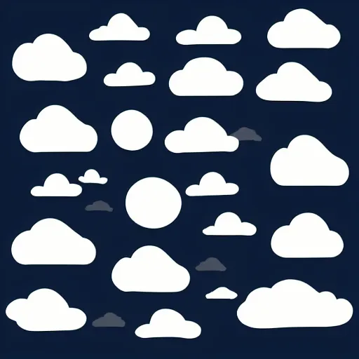 Image similar to set of white clouds clipart vector design illustration. white cloud, cloudy, drawing, icon set. vector clipart print