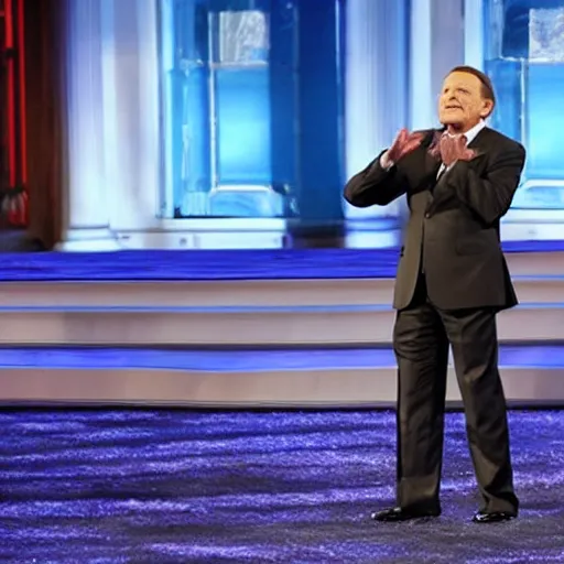 Image similar to kenneth copeland kneeling praying to meca