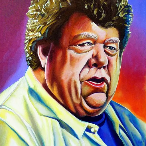 Image similar to George Wendt painting by Thomas-Montacellinio