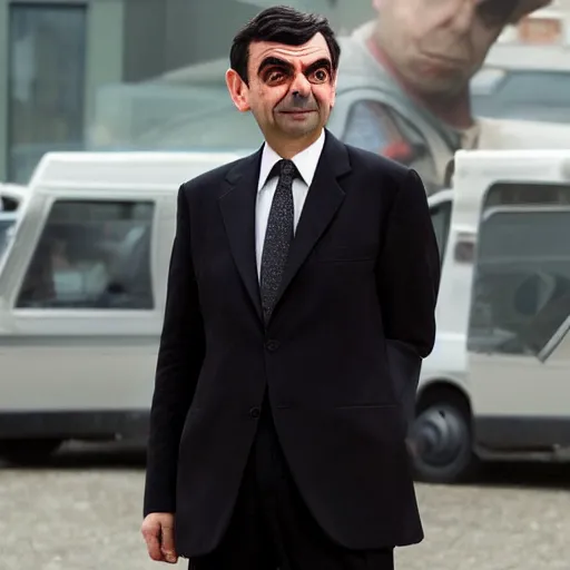 Image similar to mr bean is now a member of the avengers