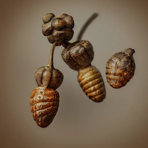 Image similar to photo of acorn human, high detail, 4 k, ultra realistic