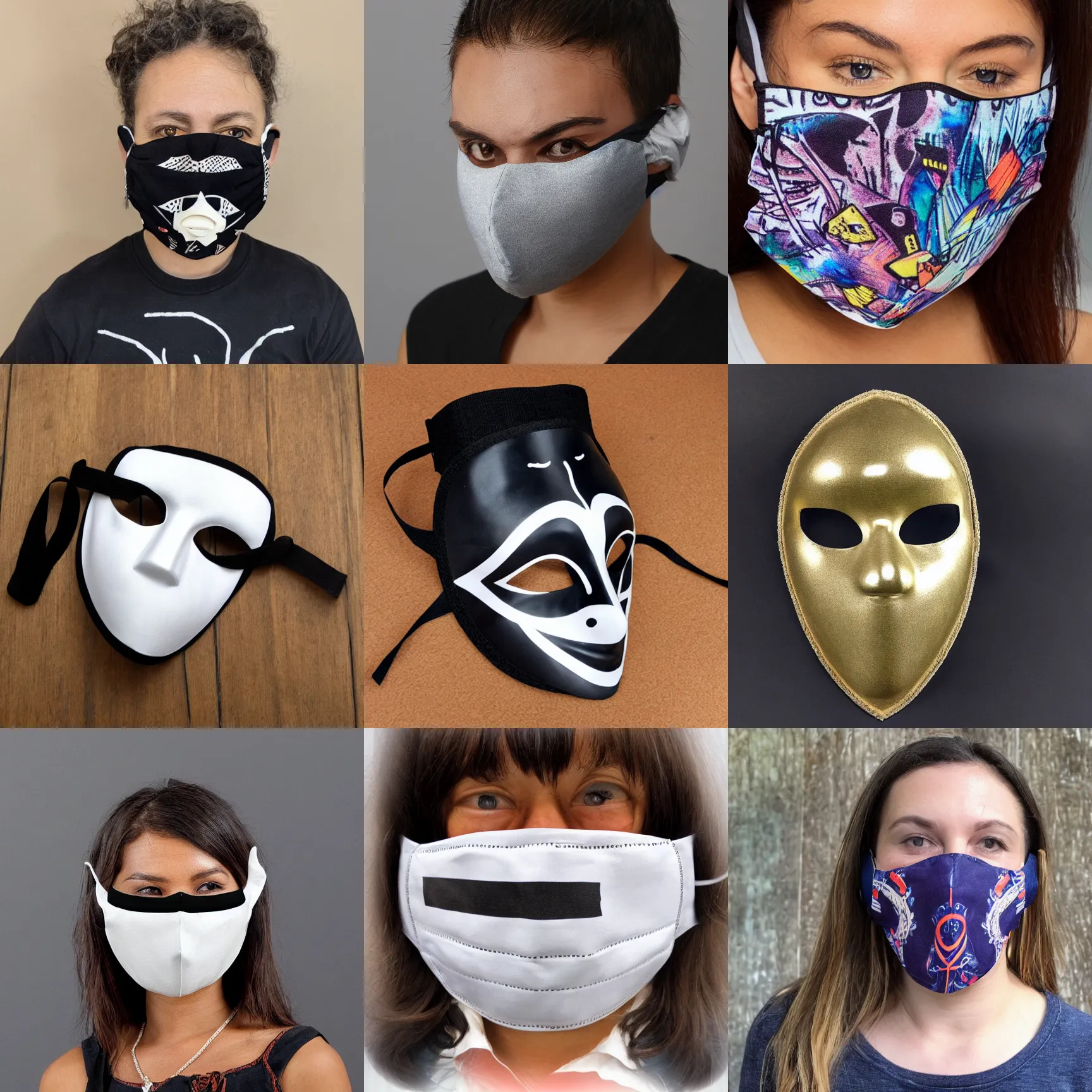 Prompt: band mask