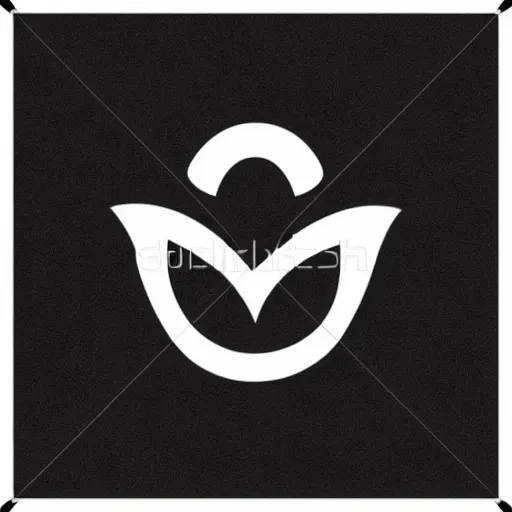 Image similar to black and white minimal animal symbol by karl gerstner, monochrome, 8 k scan, centered, symetrical, satisfying, bordered