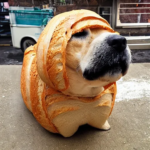 Image similar to bread dog