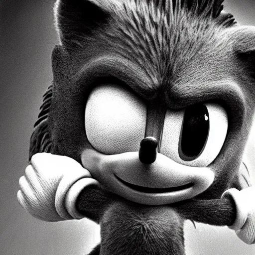 Image similar to sonic the hedgehog in the 1 9 7 0 s