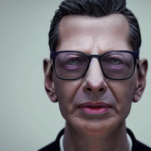 Image similar to hyperrealistic dslr film still of jeff goldblum disguised as a navy bean, stunning 8 k octane comprehensive 3 d render, inspired by istvan sandorfi & greg rutkowski & unreal engine, perfect symmetry, dim volumetric cinematic lighting, extremely hyper - detailed, incredibly real lifelike attributes & flesh texture, intricate, masterpiece, artstation, stunning