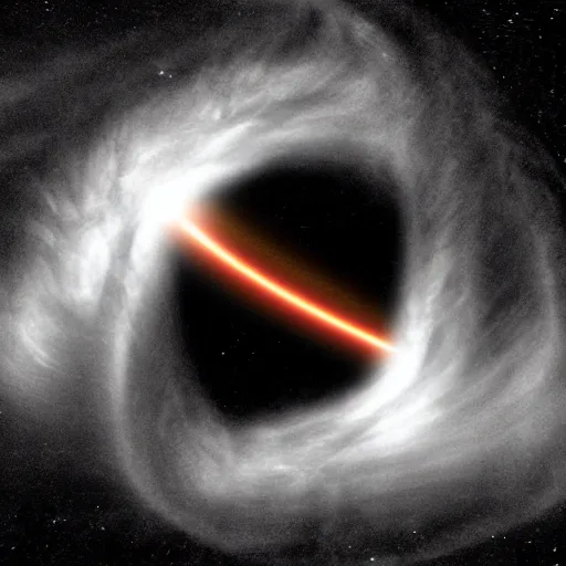 Prompt: a black hole in the sky