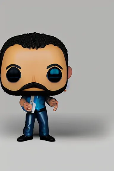 Image similar to “ very very intricate photorealistic photo of a jeff bezos funko pop on a white background, award - winning details ”