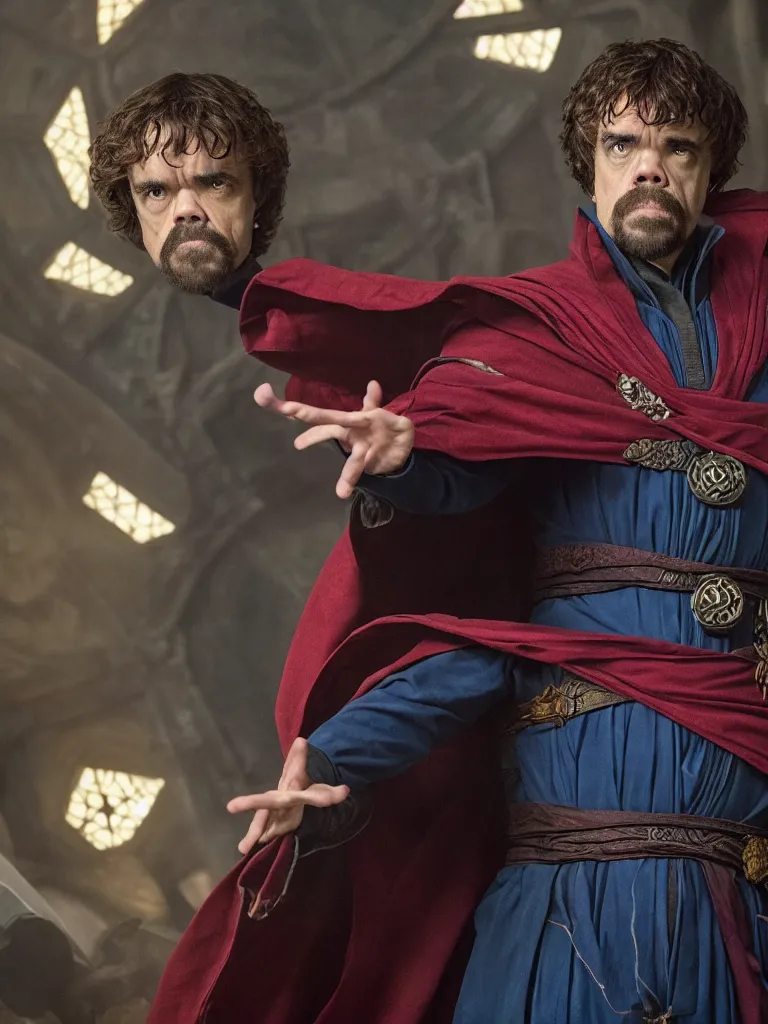 Image similar to Peter Dinklage as Doctor Strange