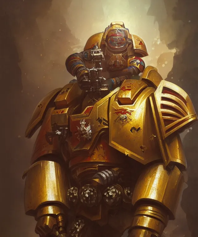 Image similar to Rishi Sunak as a Warhammer 40k Space Marine, portrait, fantasy, intricate, elegant, highly detailed, digital painting, artstation, concept art, smooth, sharp focus, illustration, art by artgerm and greg rutkowski and alphonse mucha