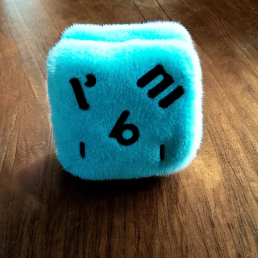 Image similar to fuzzy plushie of a dice