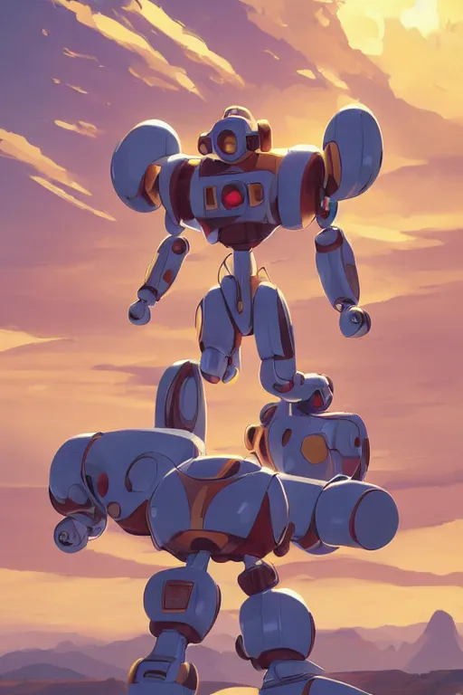 Image similar to metabots medabots medarotto medarot robot minimalist comics, behance hd by jesper ejsing, by rhads, makoto shinkai and lois van baarle, ilya kuvshinov, rossdraws global illumination ray tracing hdr radiating a glowing aura