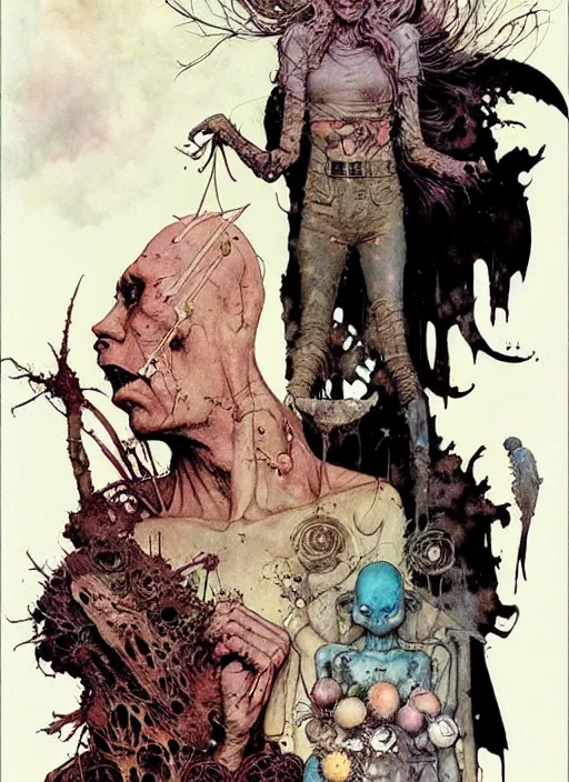 Image similar to sandman comic by chiara bautista and beksinski and norman rockwell and greg rutkowski weta studio, and lucasfilm