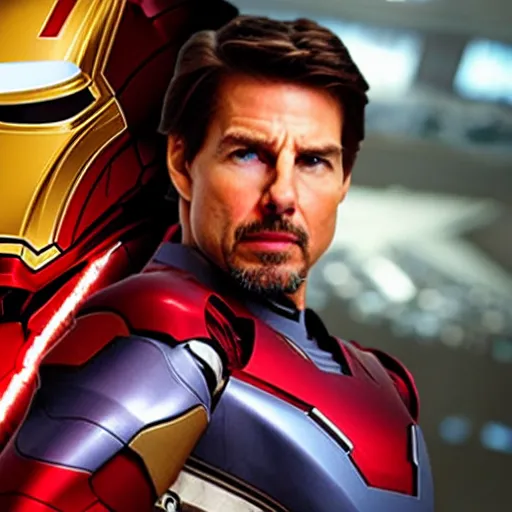 Image similar to tom cruise as iron man