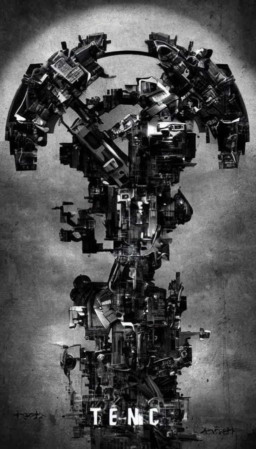 Image similar to techno artwork, by zack snyder