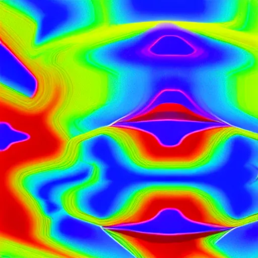 Image similar to a Fluid Simulation of a space shuttle, large eddies, Colourful, CFD , Multiphase flow, hexagonal mesh