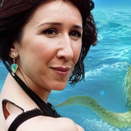 Sibel Kekilli As A Mermaid | Stable Diffusion