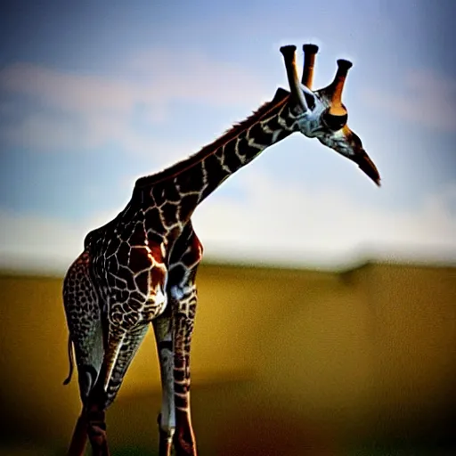 Image similar to a girafe - cat - hybrid, animal photography