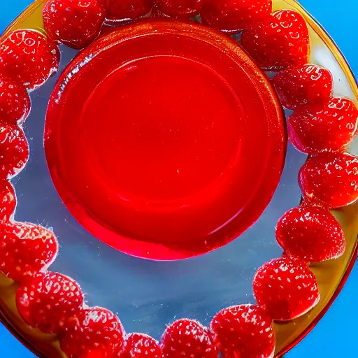 Image similar to human organs made out of strawberry jelly, extremely high detail and masterful composition, highly symmetric, 8K, Leica Vario-Elmar-S 30-90mm f/3.5-5.6 ASPH