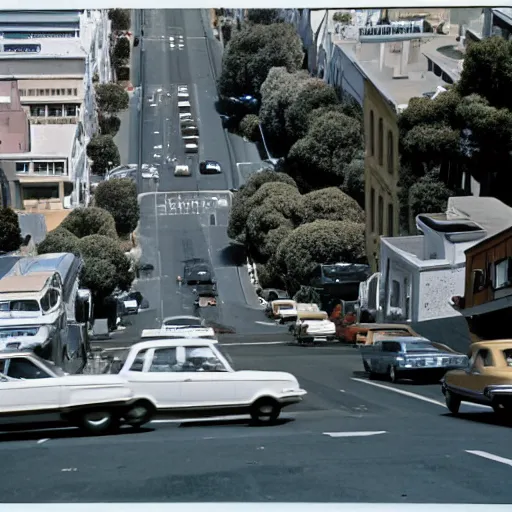 Image similar to San Francisco's Lombard Street In 1975