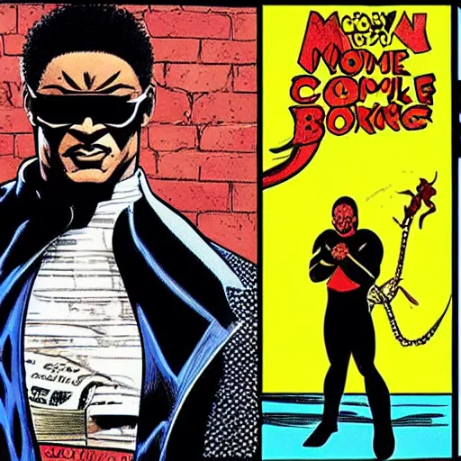 Image similar to Morpheus , comic book art