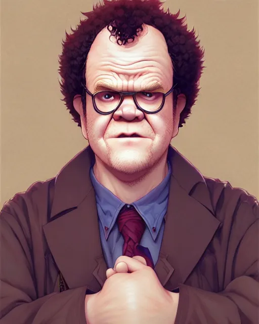 Image similar to john c. reilly as dr. steve brule, portrait shinkai makoto studio ghibli studio key hideaki anno sakimichan stanley artgerm lau rossdraws james jean marc simonetti elegant highly detailed digital painting artstation pixiv