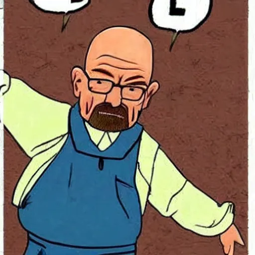 Image similar to walter white hitting the nae nae