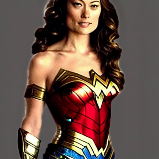 Image similar to Olivia Wilde as Wonder Woman