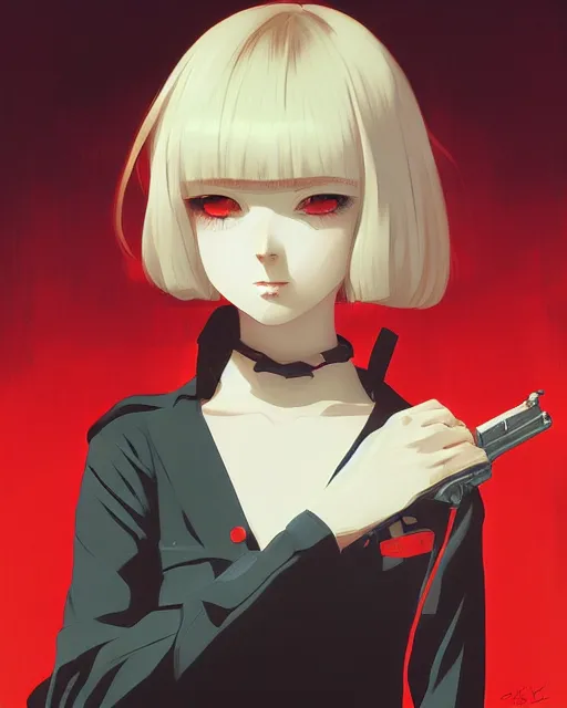 Image similar to war, by ilya kuvshinov