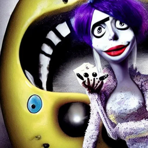 Prompt: lady gaga as Coraline bad mother