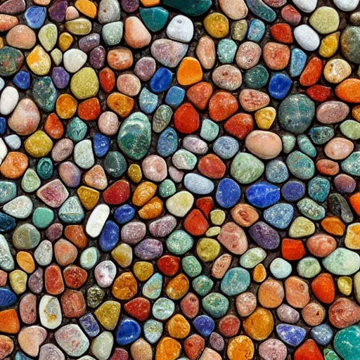 Image similar to beautiful colorful emma stone in zeugma mosaic, many small stones, extreme detail
