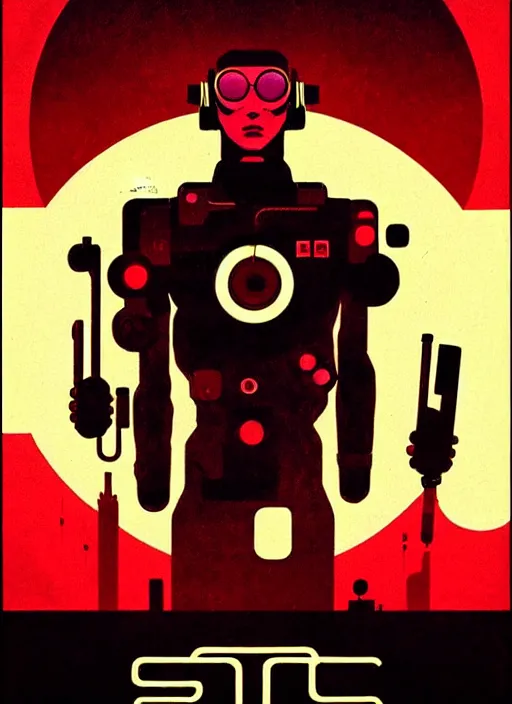 Prompt: vintage sci - fi art, poster, harsh lighting, retro future, vintage