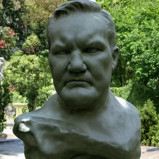 Image similar to andy richter, by auguste rodin, marble