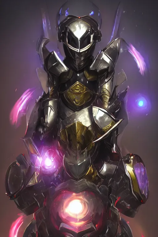 Image similar to helmet armor guardian destiny in witch queen illumination ray tracing hdr fanart arstation by sung choi robot ninja mask and eric pfeiffer and gabriel garza and casper konefal