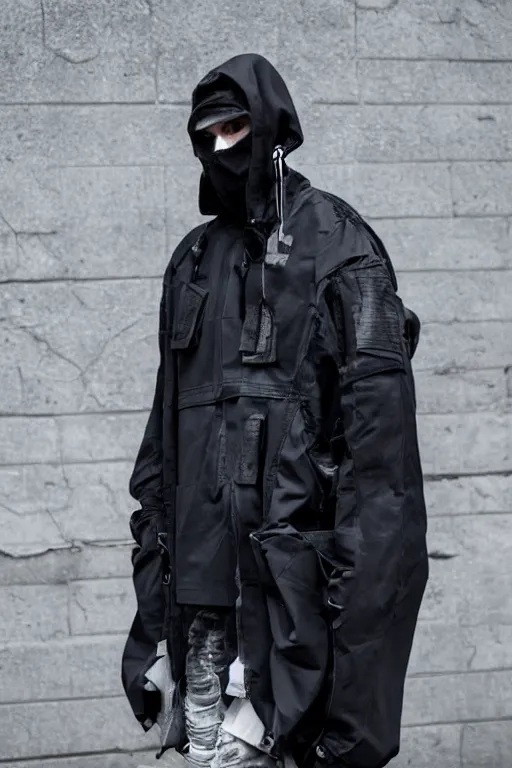 Prompt: techwear, streetstyle, streetwear, grunge