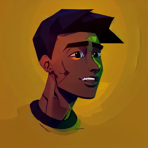 Image similar to 2 d character design, male rapper, vector art, digital art, portrait, 4 k, 8 k, sharp focus, smooth, illustration, concept art, music artist