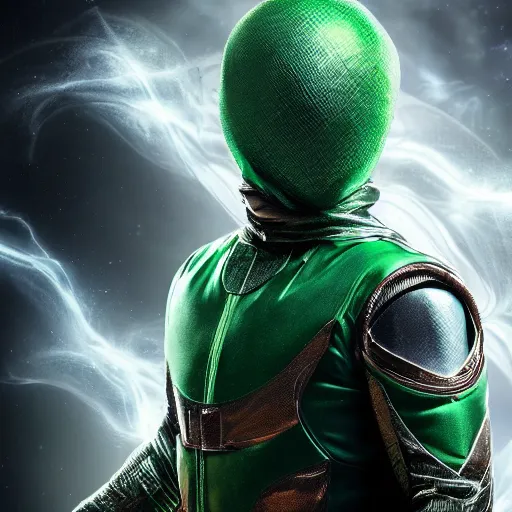 Image similar to mysterio, 4k realistic photo