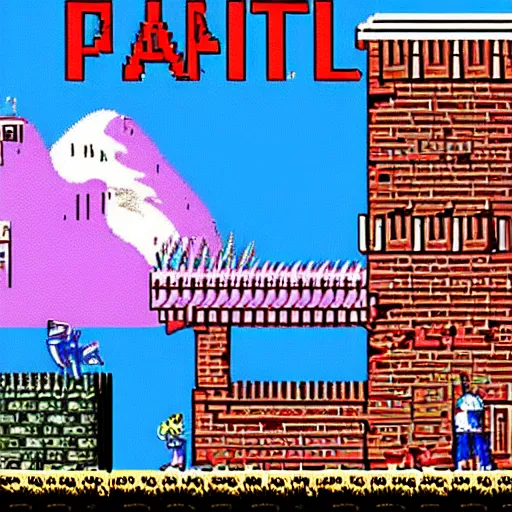 Image similar to the fall of the bastille for the super nintendo entertainment system