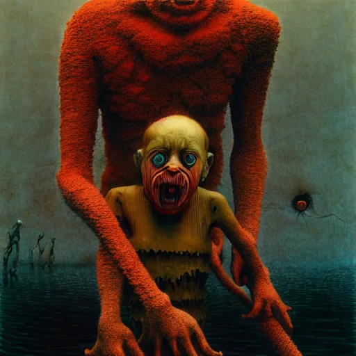 Image similar to hunting for walrus by otto dix, junji ito, hr ginger, jan svankmeyer, beksinski, claymation, hyperrealistic, aesthetic, masterpiece