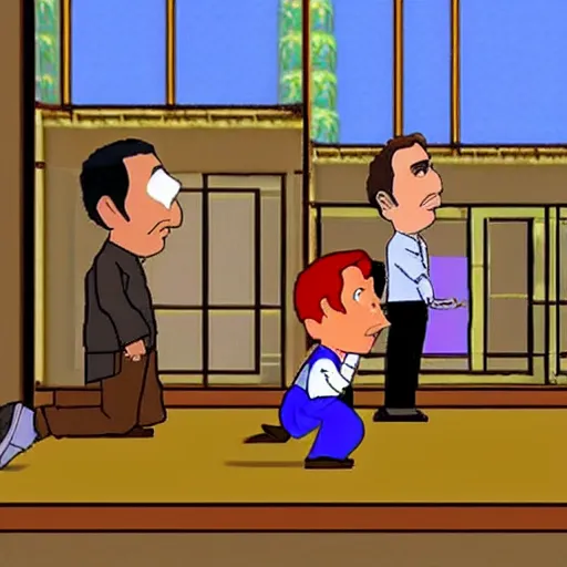 Prompt: “ a still from a cel shaded seinfeld tv show 3 d platformer game in 2 0 0 5 ”