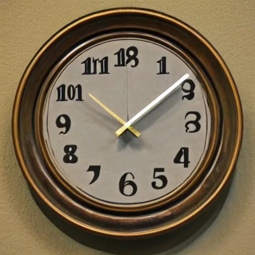 Image similar to clock arabic numerals