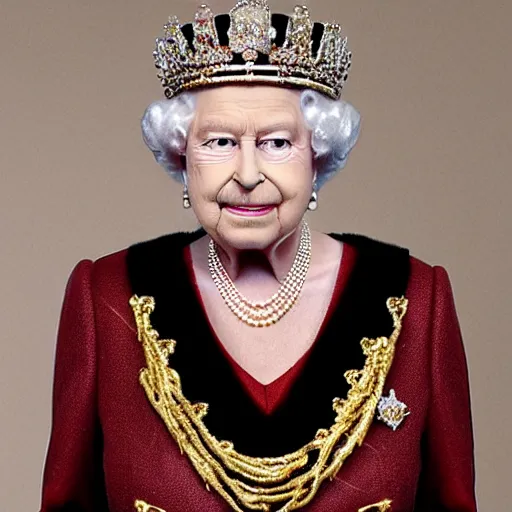 Prompt: the Queen if she were 20