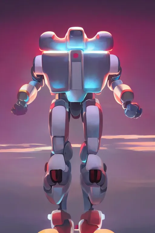 Image similar to metabots medabots medarotto medarot robot minimalist comics, behance hd by jesper ejsing, by rhads, makoto shinkai and lois van baarle, ilya kuvshinov, rossdraws global illumination ray tracing hdr radiating a glowing aura