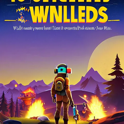 Image similar to outer wilds venture, poster