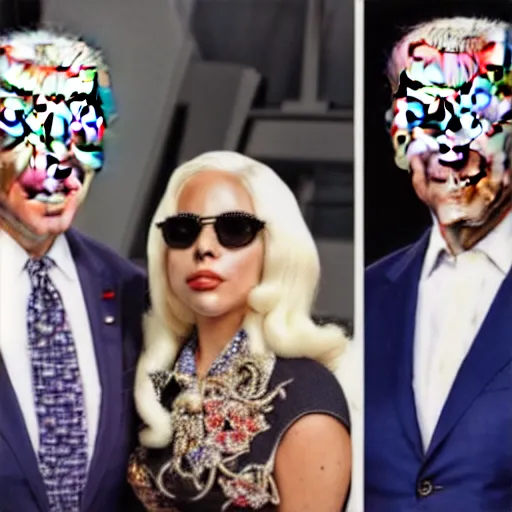 Prompt: biden and lady gaga's children, very detailed