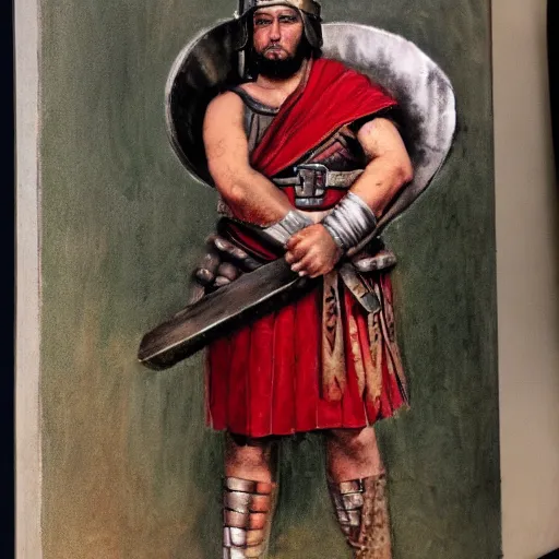 Image similar to roman centurion, in life of brian