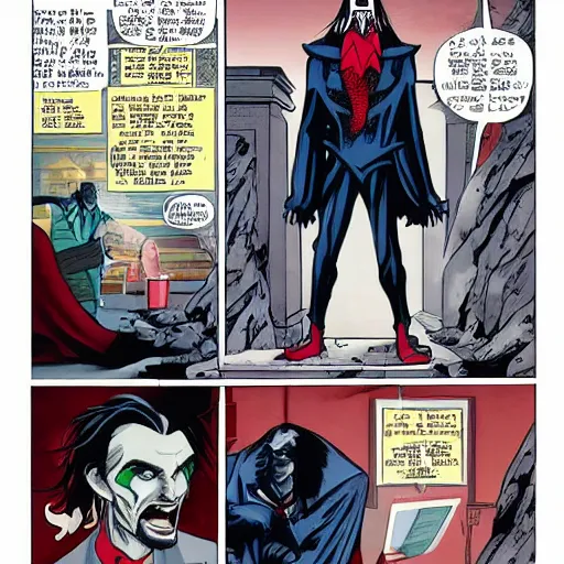 Prompt: Morbius as a soyboy