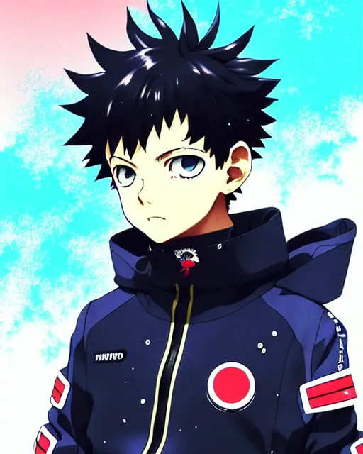 Prompt: ilya kuvshinov anime illustration of boku my hero academia underwater wearing yeezy streetwear, last exile, murata range, fine detail, perfect anime face, dramatic lighting, dynamic composition, art deco, cel shading, vivid, stippled lighting, rich texture, ( ( ( colorful ) ) )